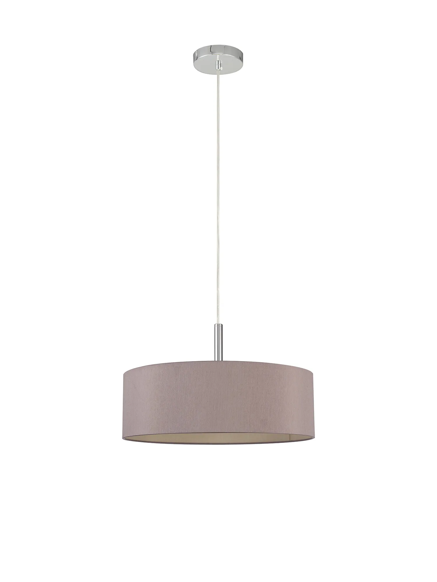 Baymont 45cm 5 Light Pendant Polished Chrome, Taupe/Halo Gold DK0730  Deco Baymont CH TA